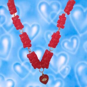 Evil eye red necklace